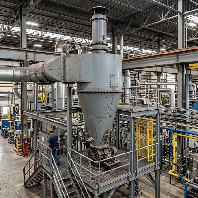 Siklon Seperatör: Çalışma Prensibi, Tasarım Parametreleri ve Endüstriyel Kullanımları